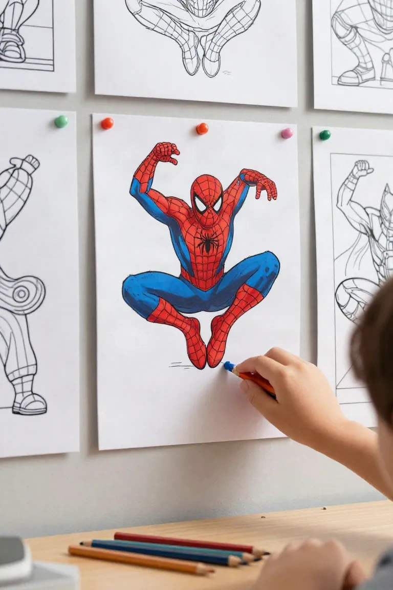 desenhos de O Espetacular Homem-Aranha 2 para colorir - 2