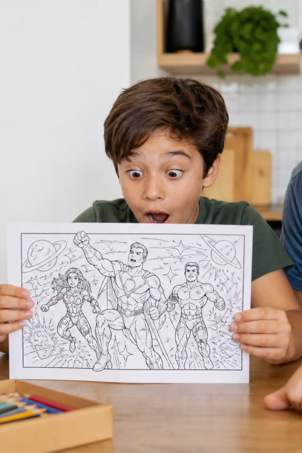 desenhos dos Eternos da Marvel para colorir - 1