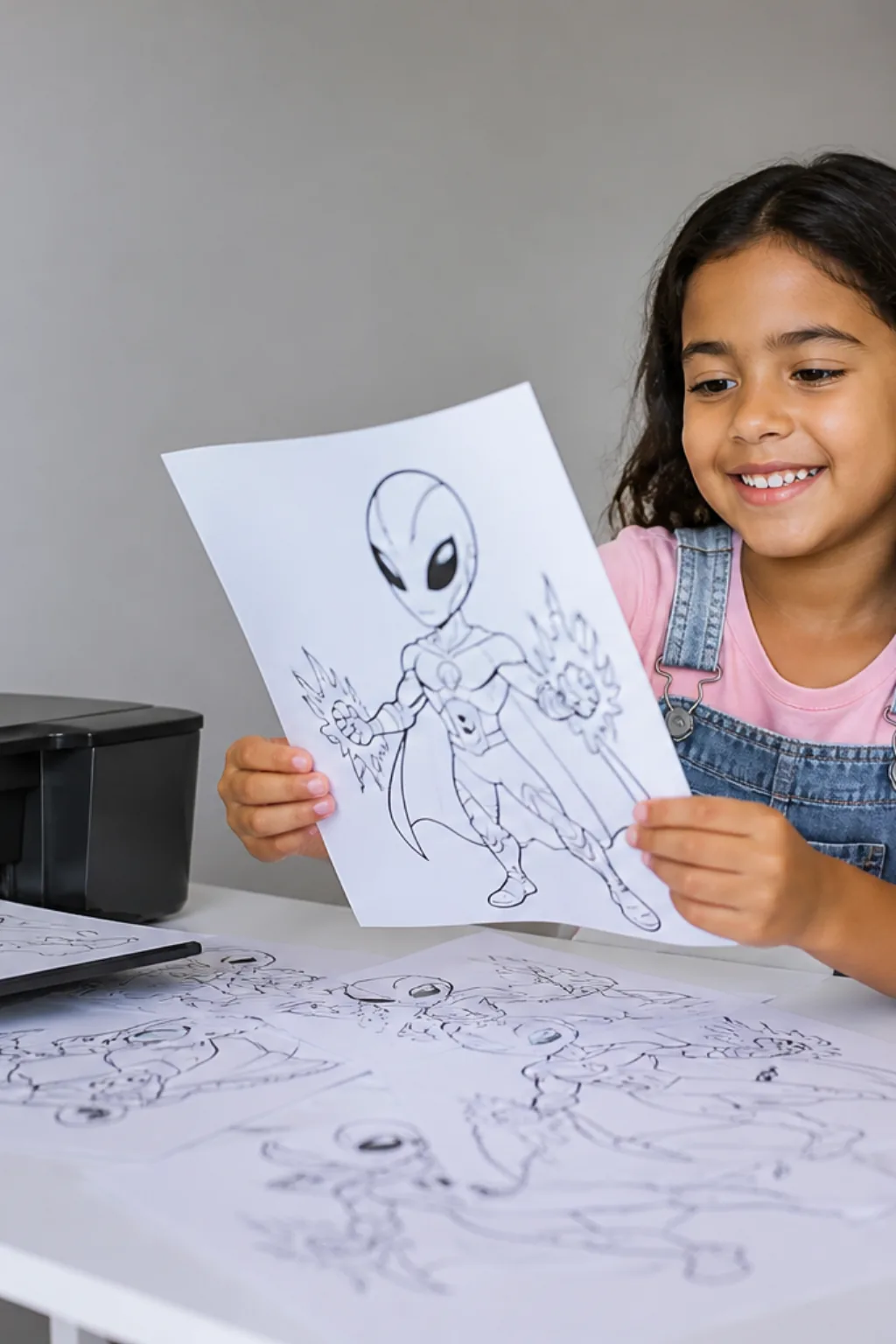 desenhos do Fantasmático do Ben 10 para colorir — exemplo criado na Desenhos pra Colorir