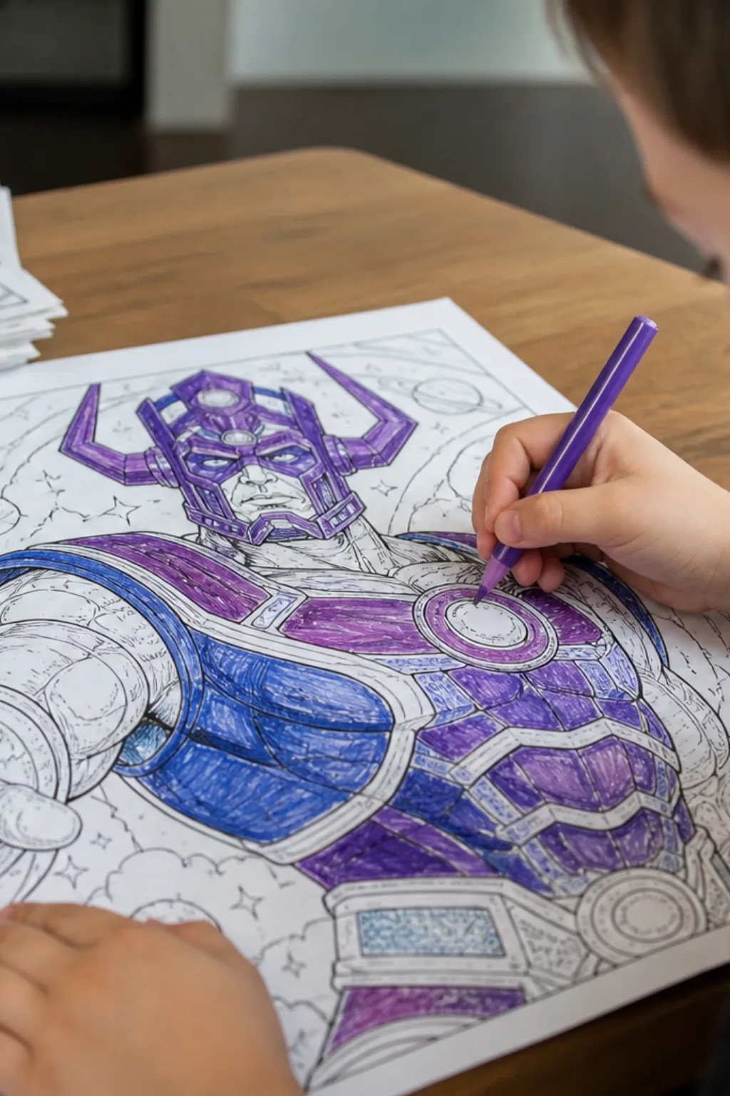 desenhos do Galactus para colorir - 2