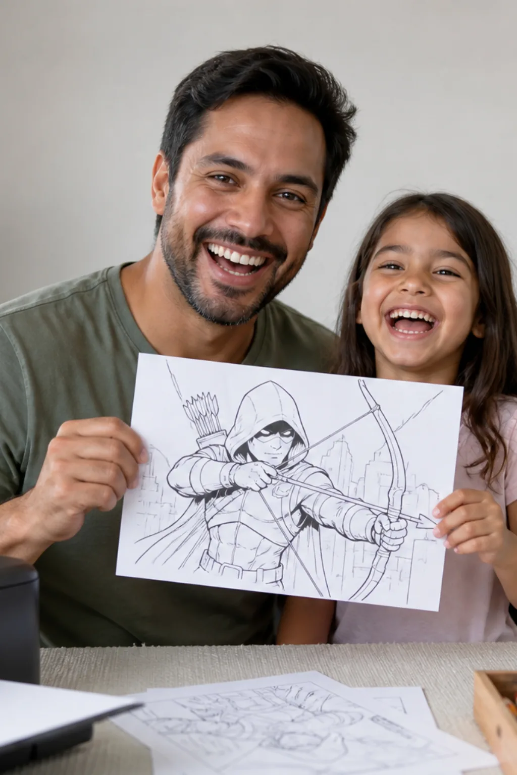 desenhos do gavião arqueiro para colorir - 1