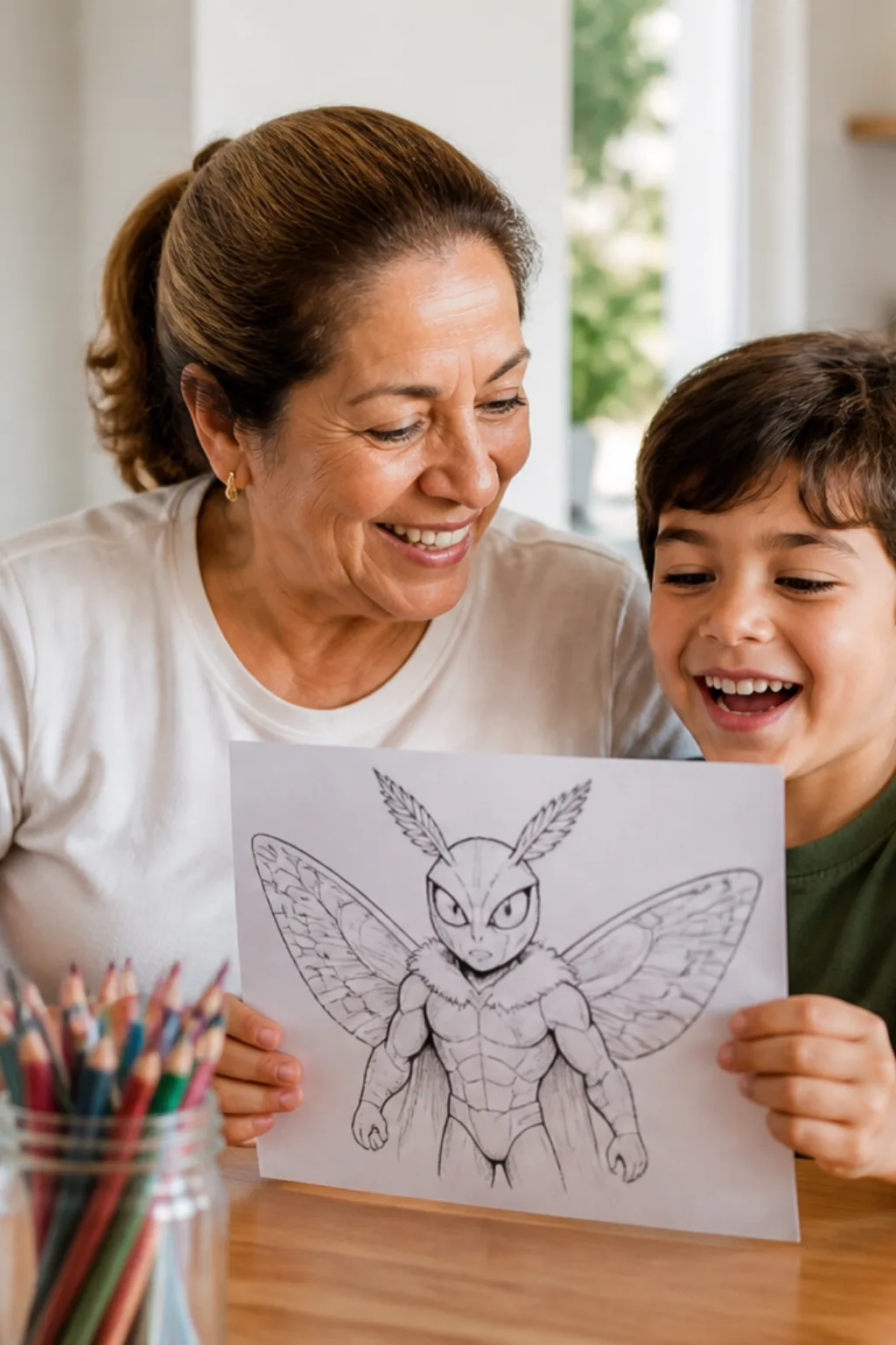 desenhos do Hawk Moth para colorir - 1