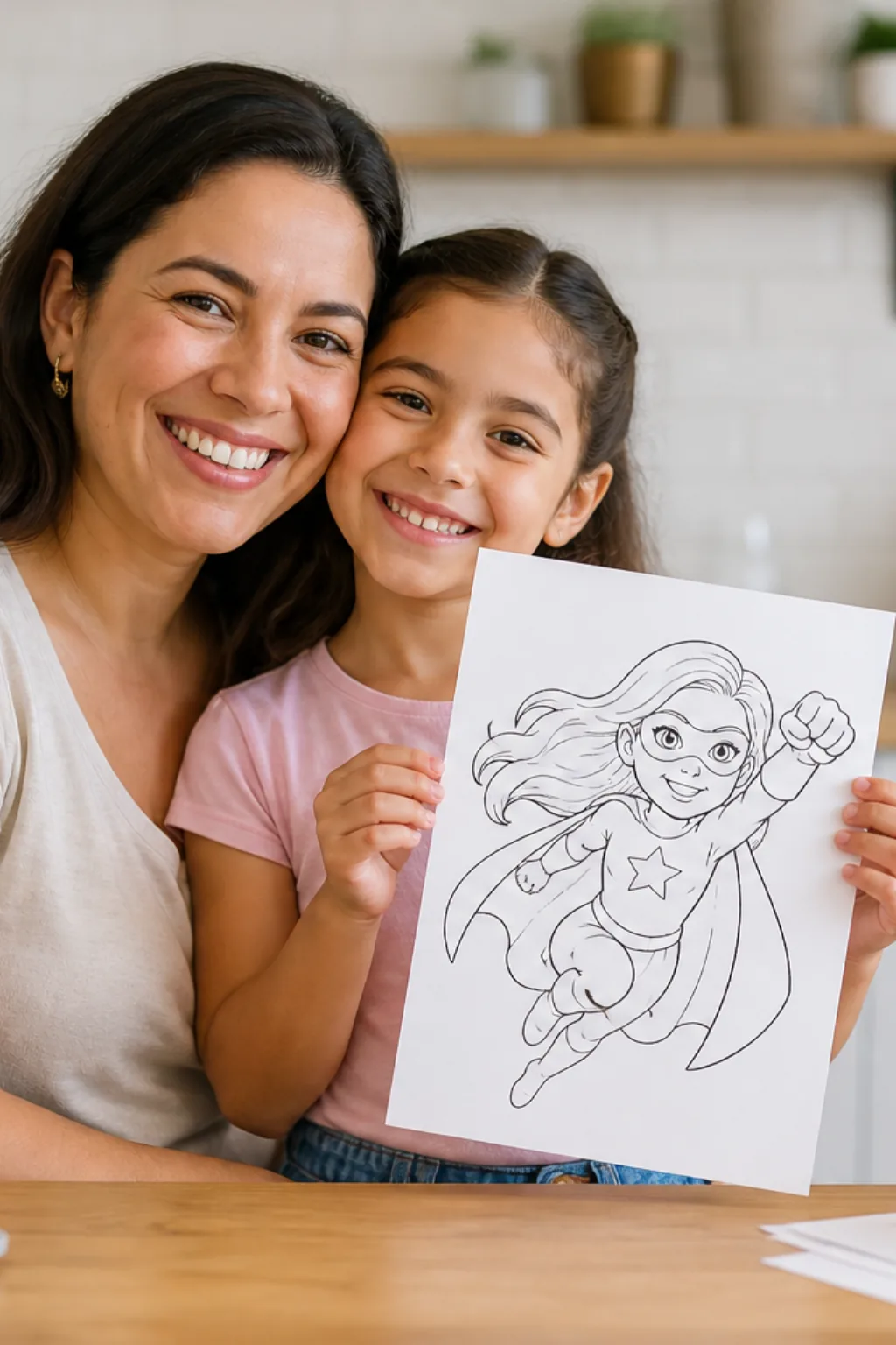desenhos para colorir de super heroínas - 1