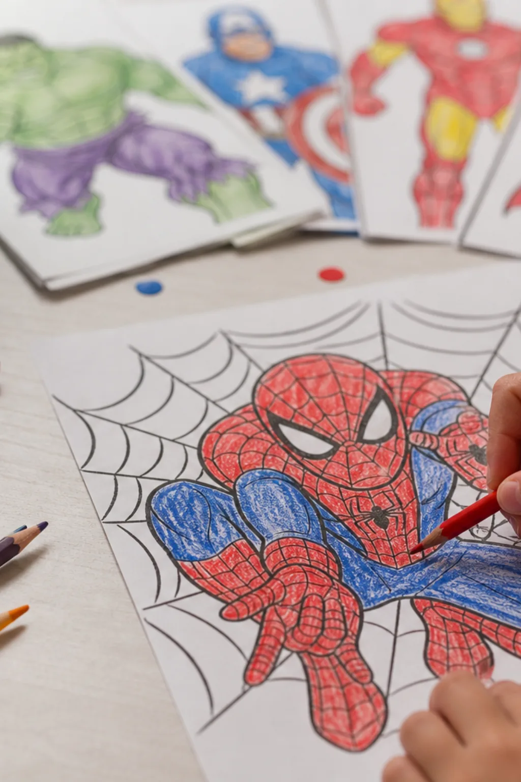 desenhos para colorir do homem aranha - 2