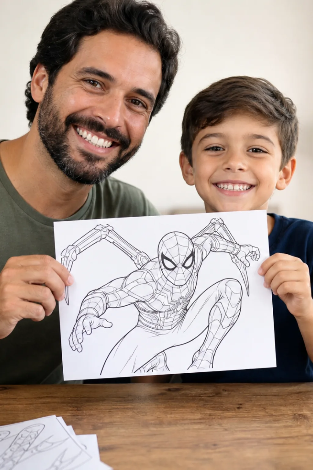 desenhos do Homem-Aranha de Ferro para colorir - 1