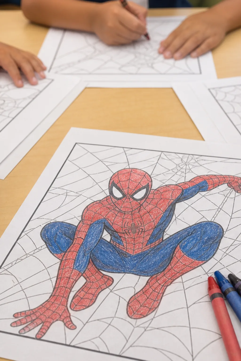 desenhos do homem aranha longe de casa para colorir - 2