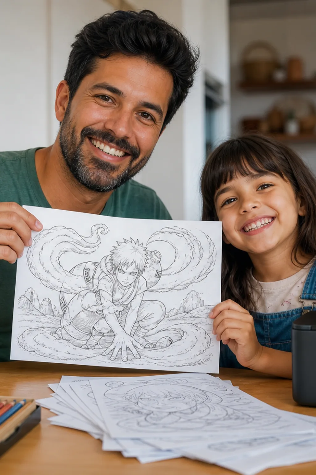 desenhos do homem-areia para colorir - 1