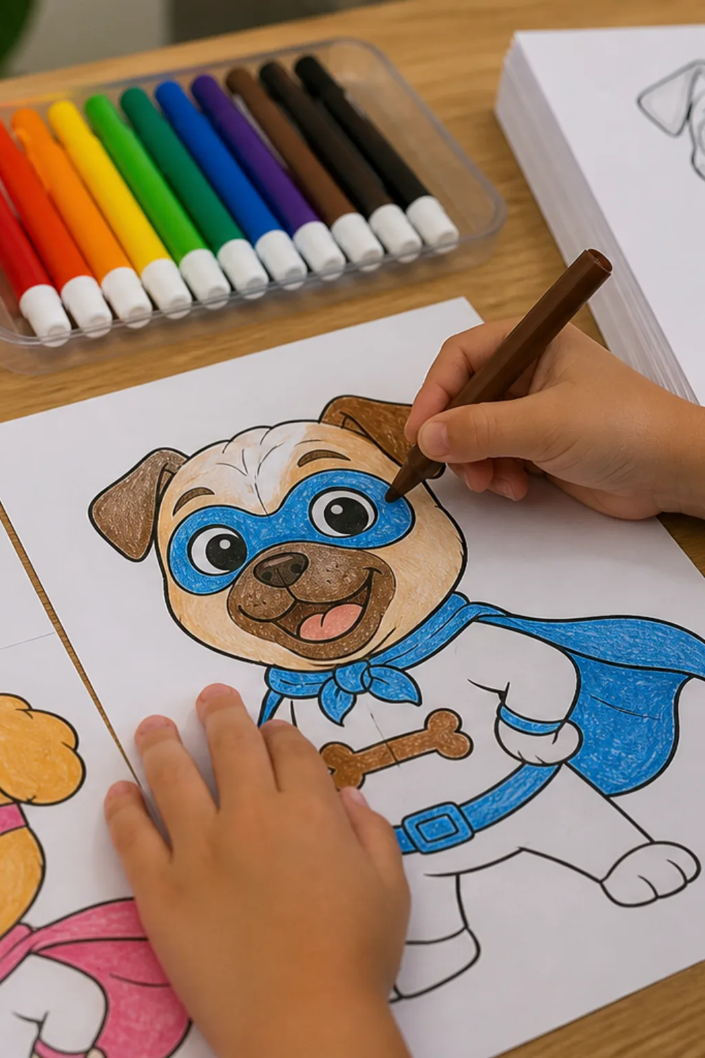 desenhos do Homem-Cão para colorir - 2