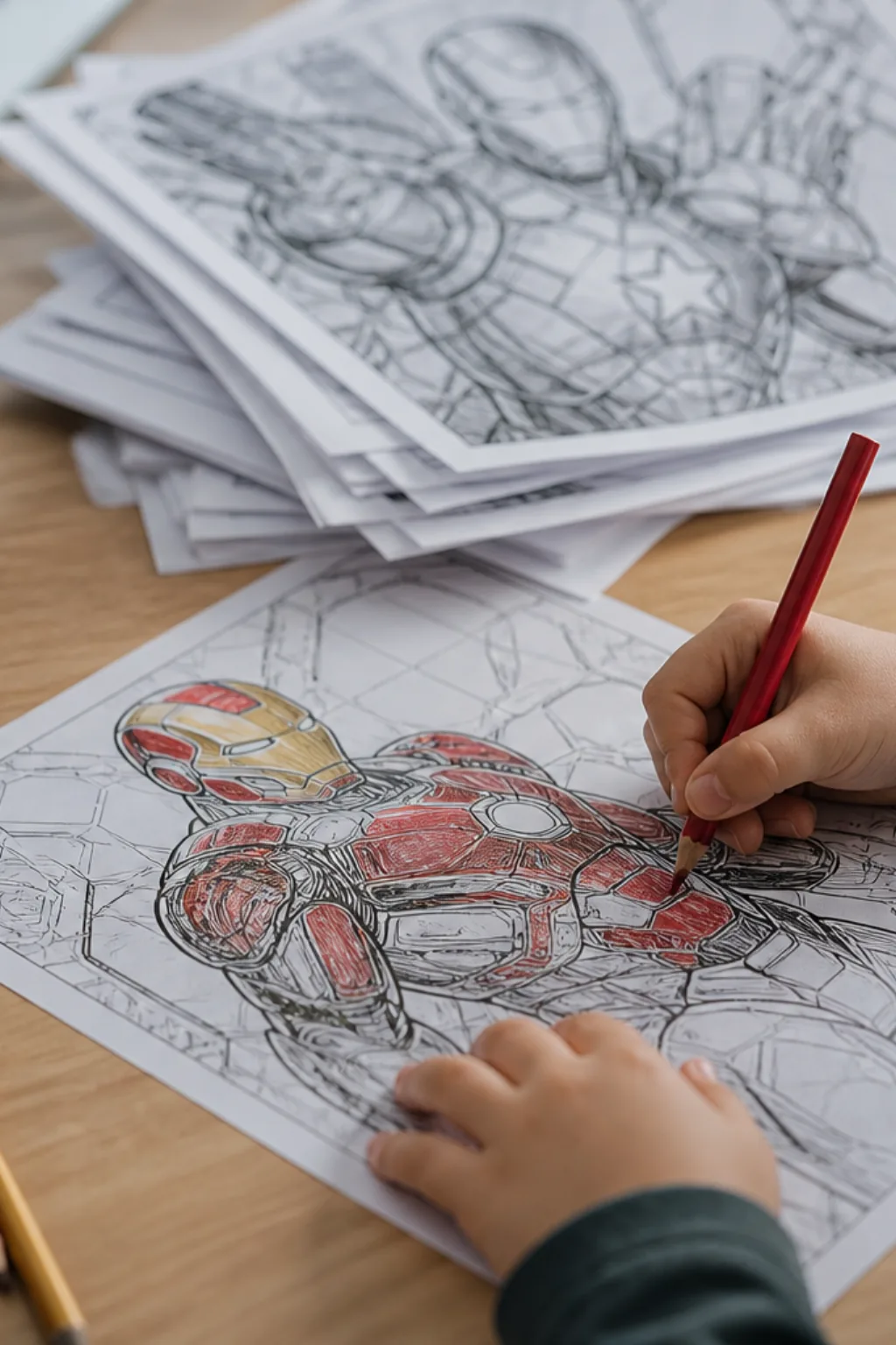 desenhos do Homem de Ferro 2 para colorir - 2
