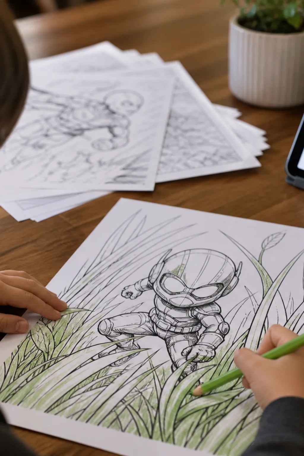 desenhos do homem formiga para colorir - 2