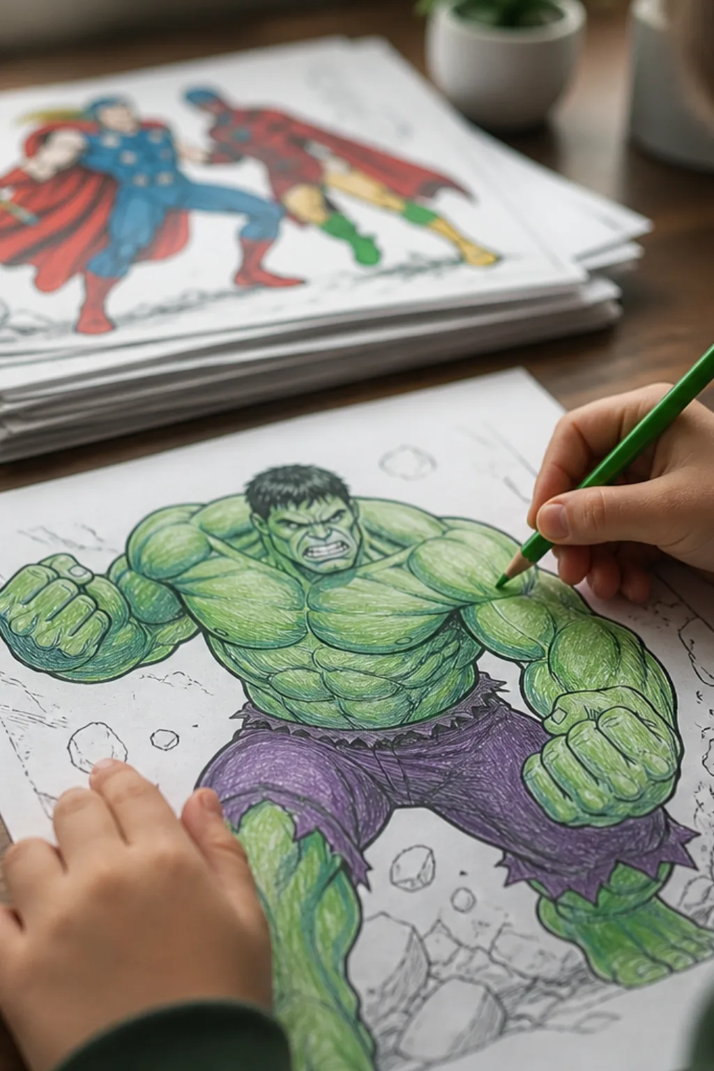 desenhos do hulk para colorir - 2