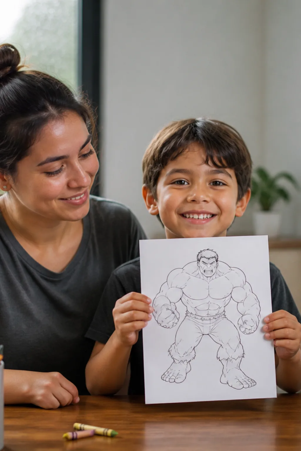 desenhos do Hulk Vermelho para colorir - 1