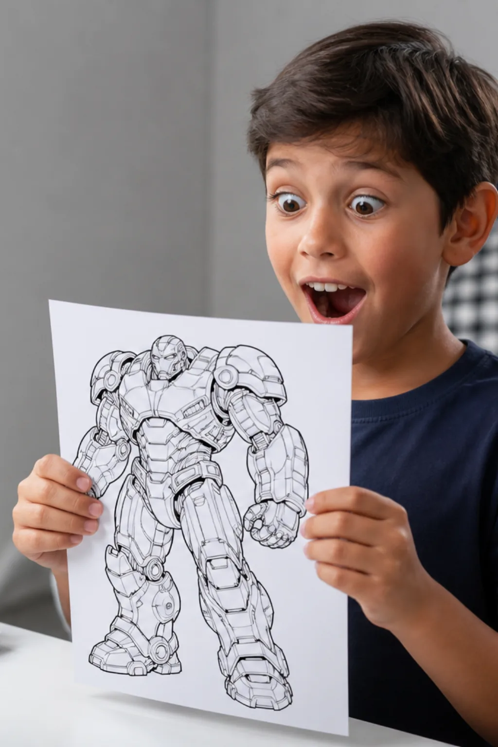 desenhos do Hulkbuster para colorir - 1