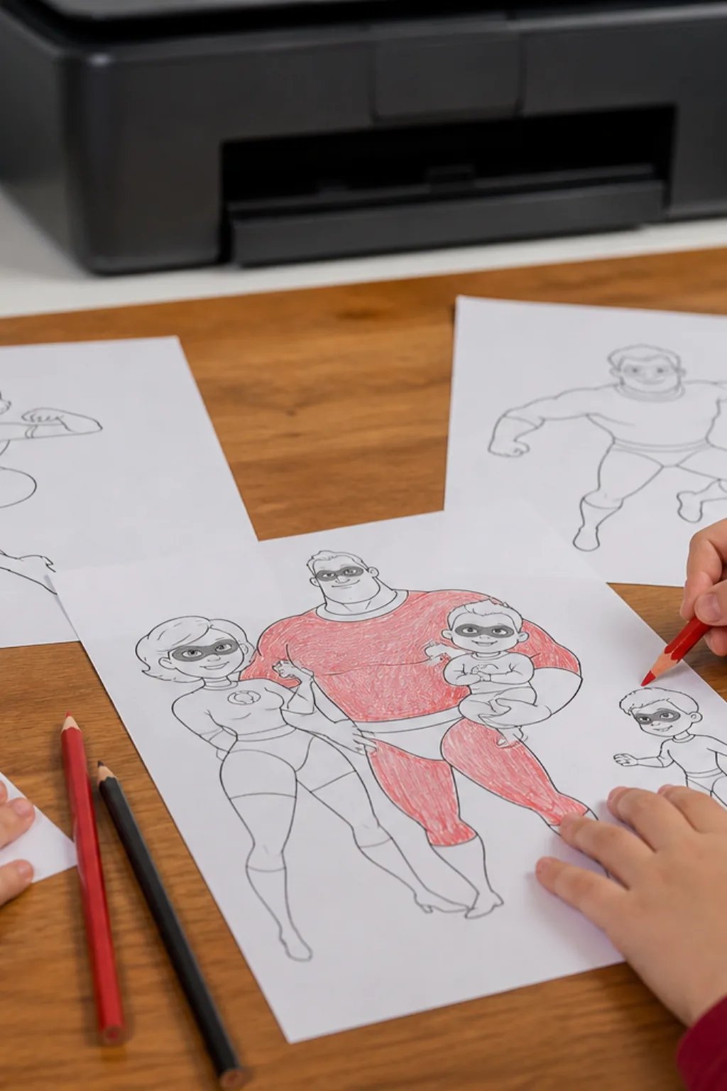 desenhos dos incriveis para colorir - 2