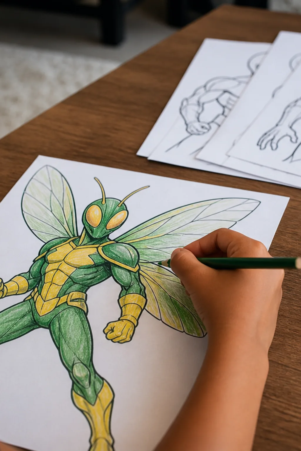 desenhos do Insectóide do Ben 10 para colorir - 2