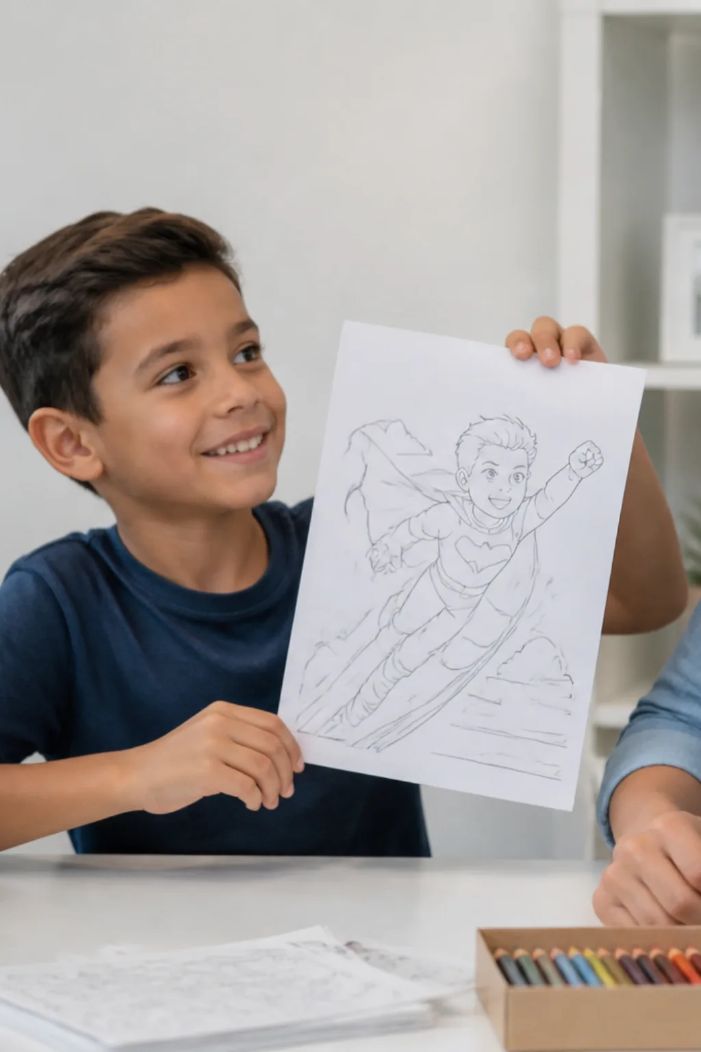desenhos do Invencível para colorir - 1