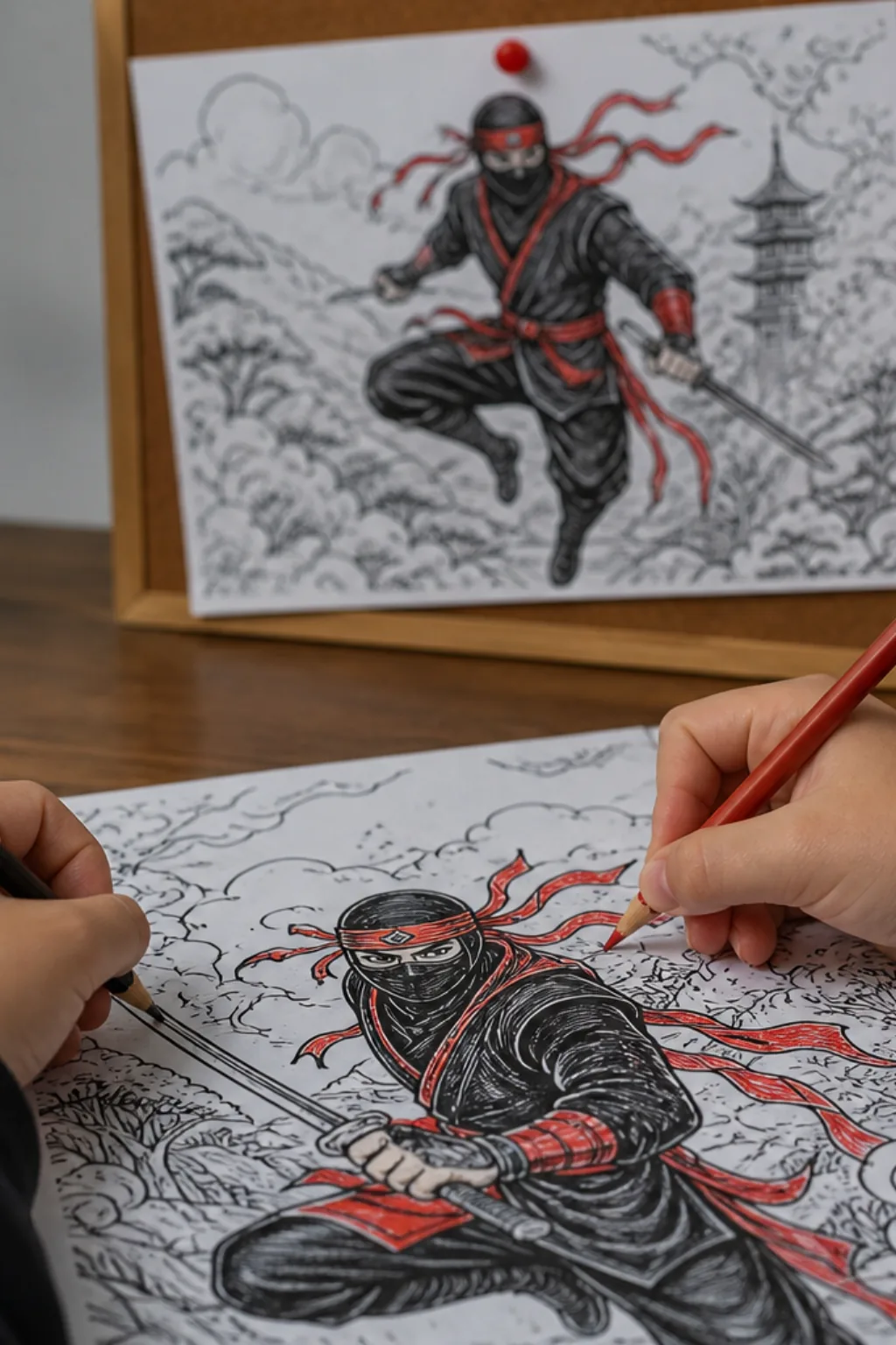 desenhos do Jiraiya para colorir - 2