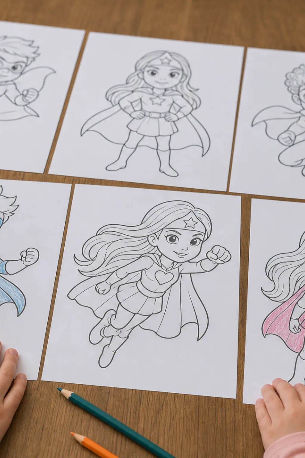 desenhos da Justiça Jovem para colorir - 2