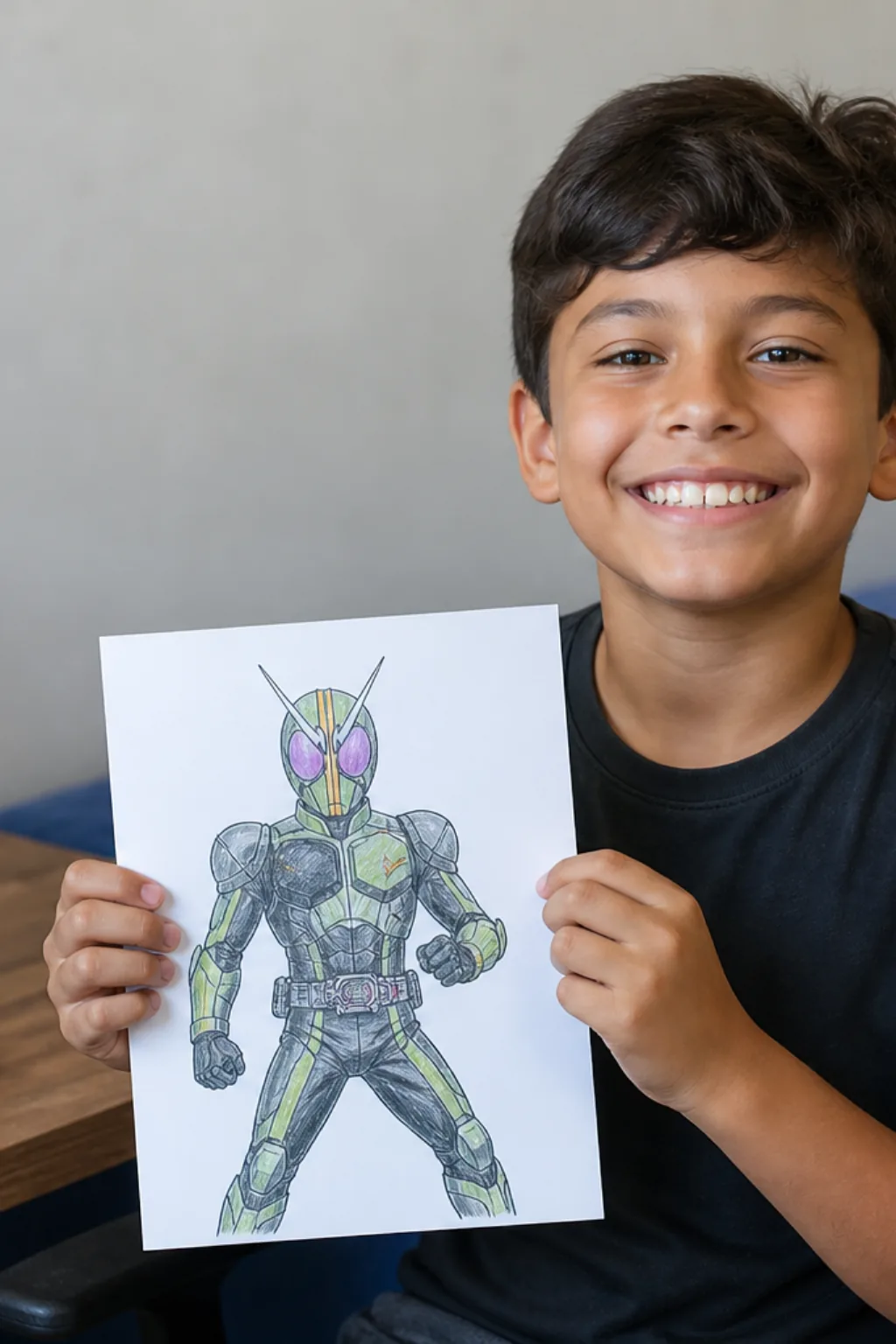 desenhos do kamen rider para colorir - 1