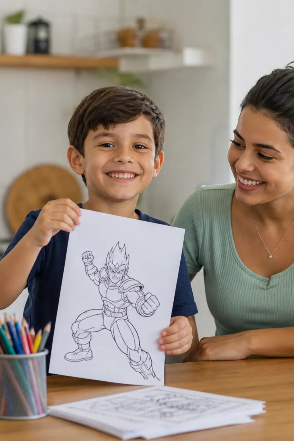 desenhos do kevin do ben 10 para colorir — exemplo criado na Desenhos pra Colorir