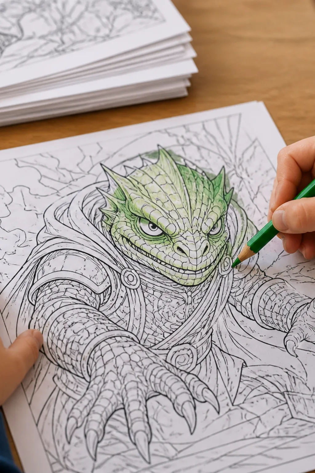 desenhos do lagartixo para colorir - 2