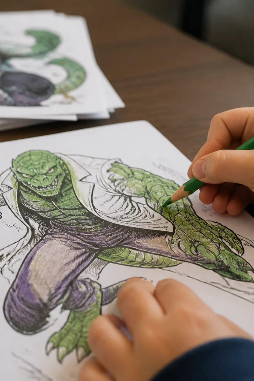 desenhos do Lagarto do Homem-Aranha para colorir - 2