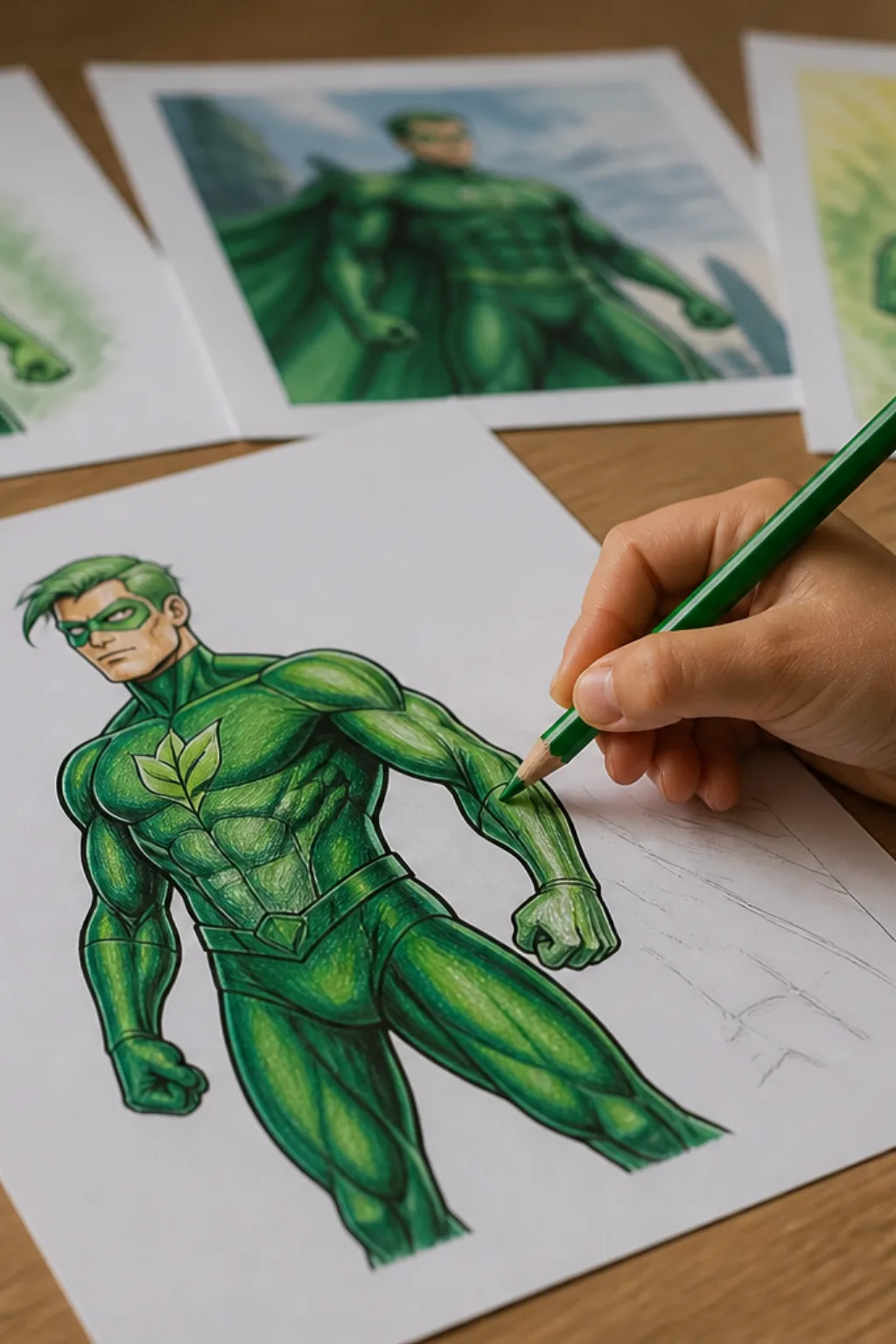 desenhos do lanterna verde para colorir - 2