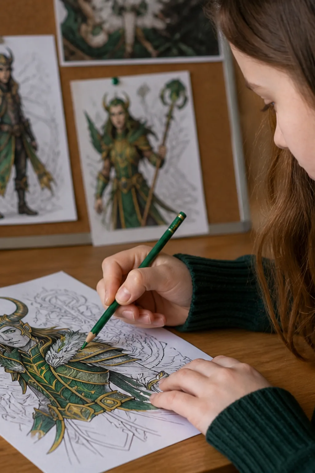 desenhos do loki para colorir - 2