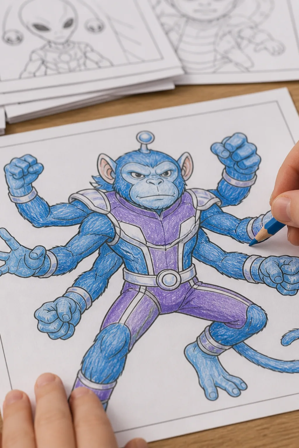 desenhos do Macaco-Aranha do Ben 10 para colorir - 2