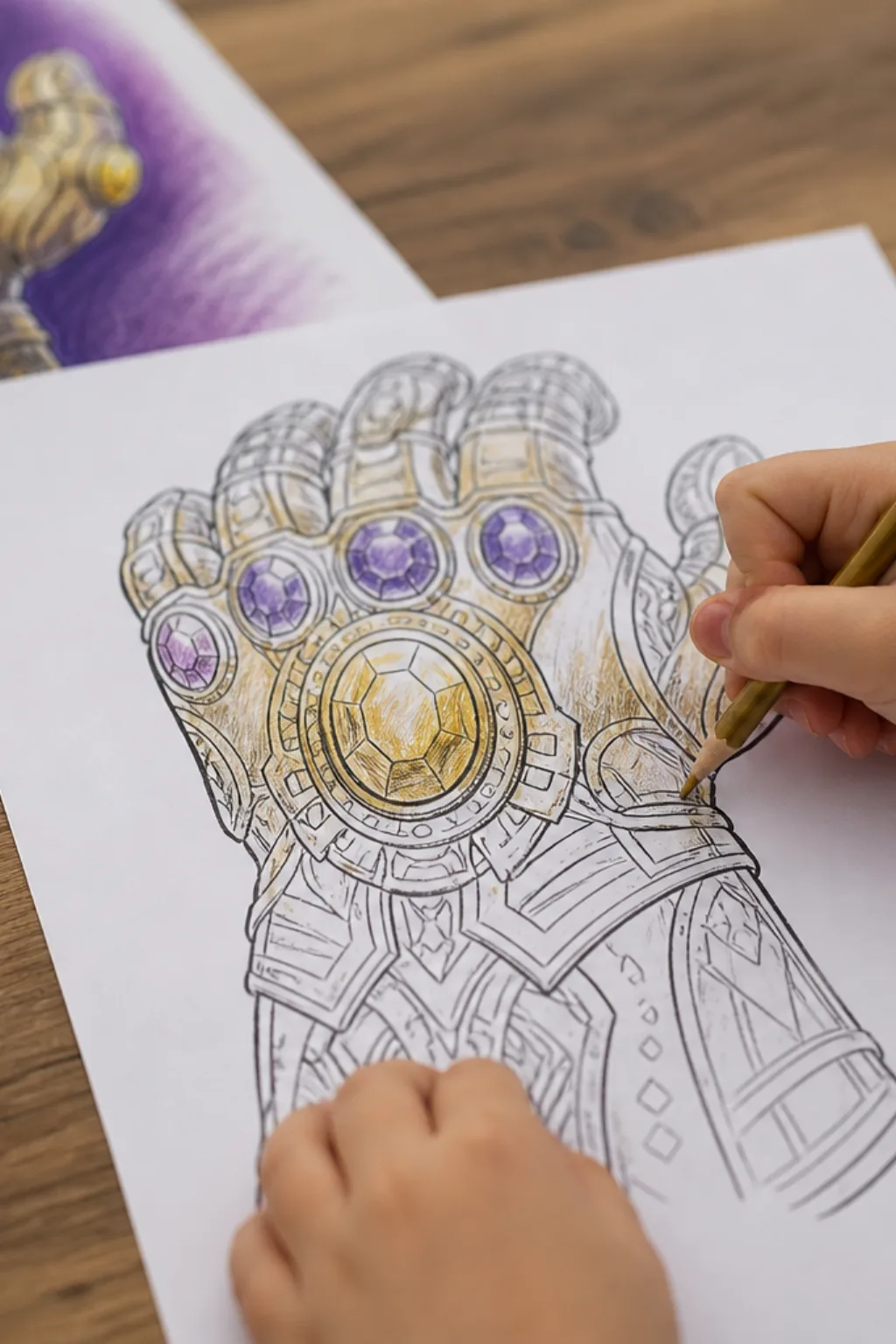 desenhos da Manopla do Infinito para colorir - 2