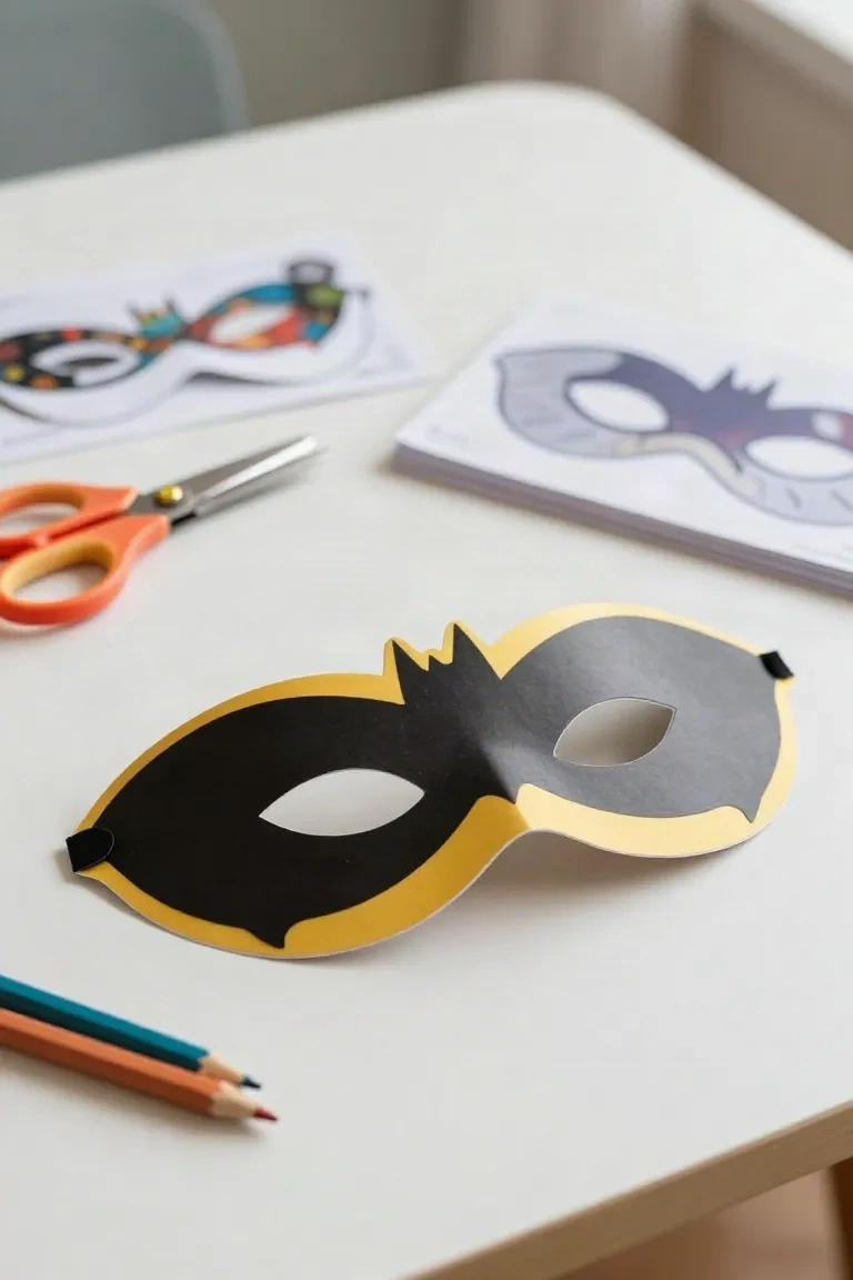 desenhos de máscaras do Batman para colorir - 2