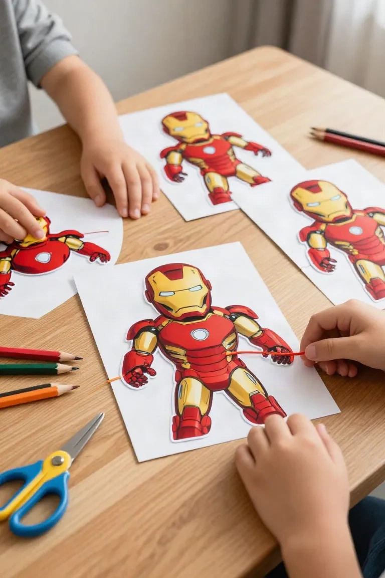 desenhos de máscaras do Homem de Ferro para colorir - 2