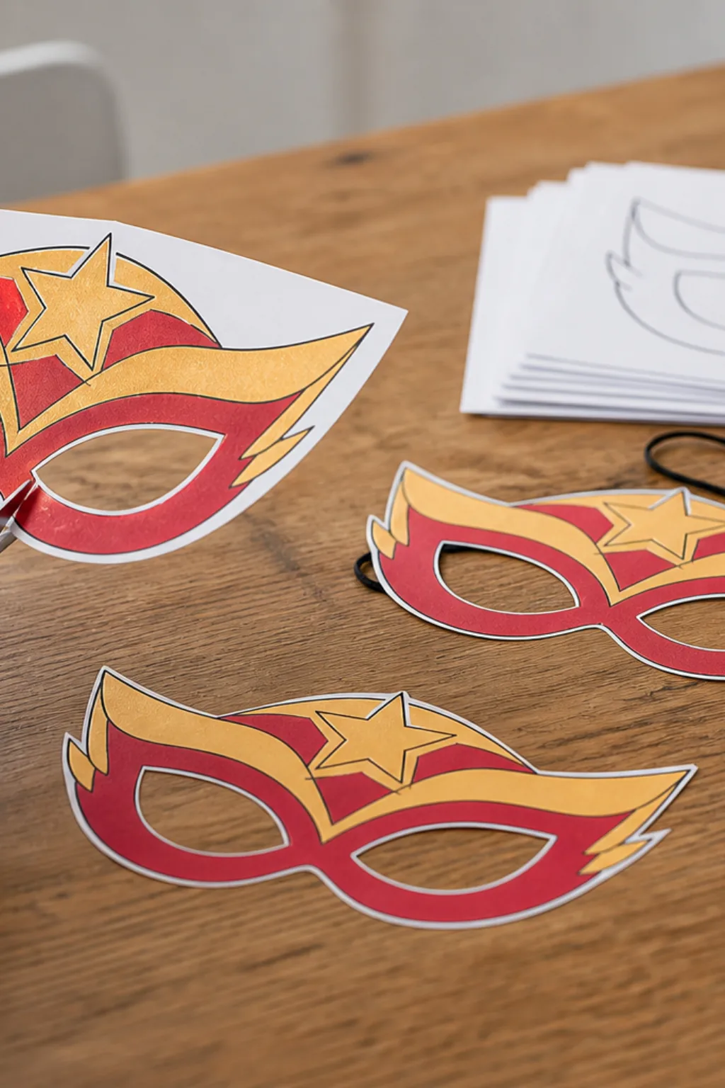 desenhos de máscaras da mulher maravilha para colorir - 2