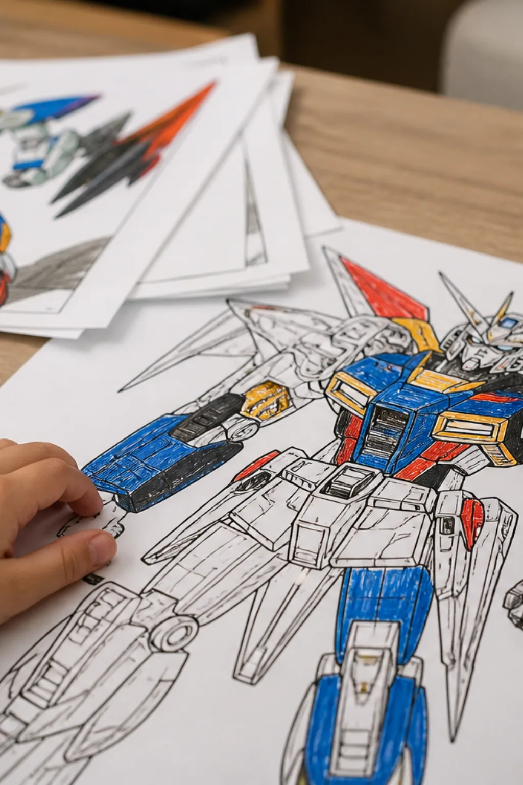 desenhos do Megazord para colorir - 2