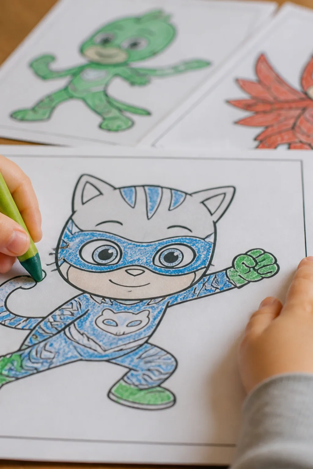 desenhos do menino gato para colorir - 2