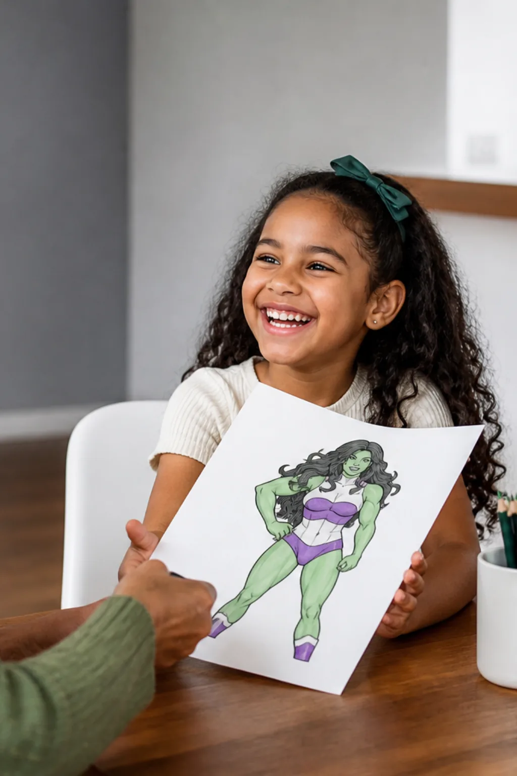 desenhos da mulher hulk para colorir - 1