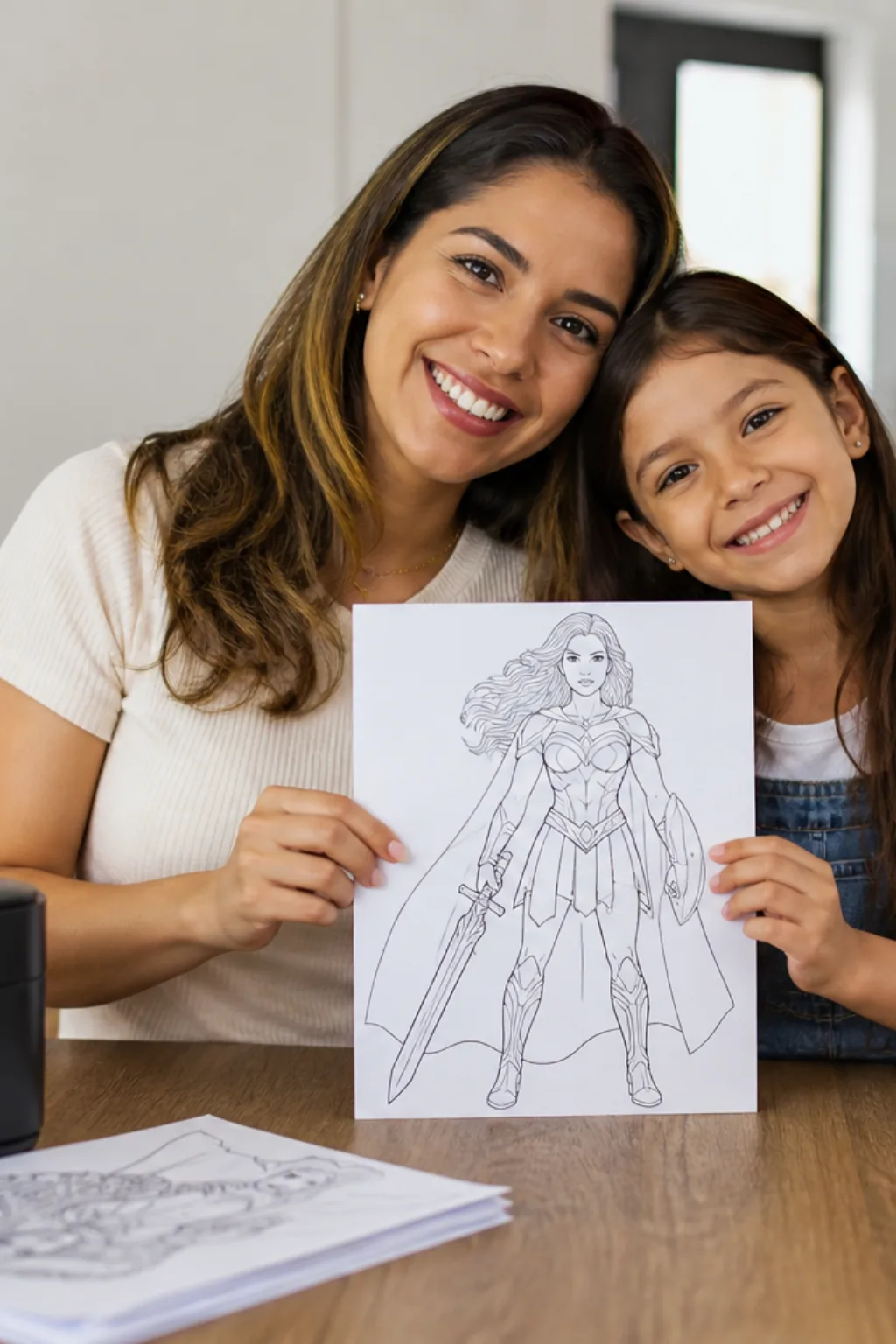 desenho da mulher maravilha para colorir - 1