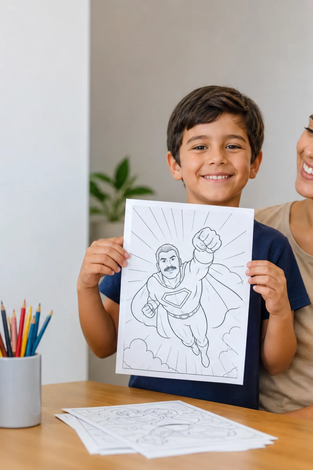desenhos do Omni-Man para colorir - 1