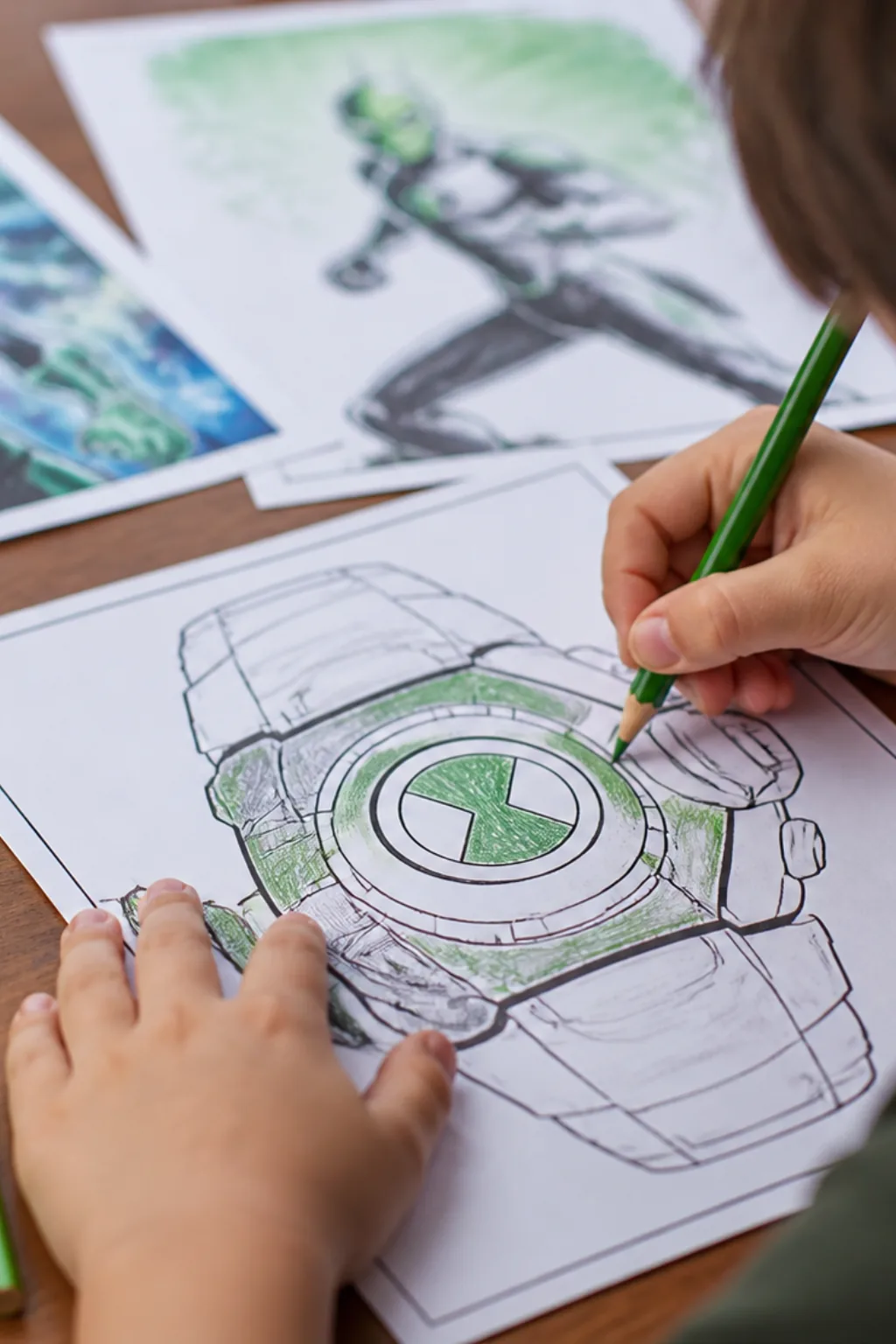 desenhos do Omnitrix para colorir - 2