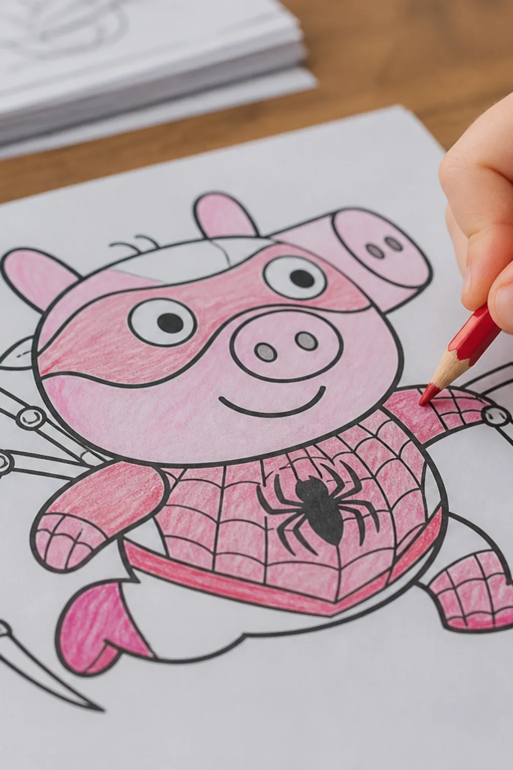 desenhos do Porco-Aranha para colorir - 2