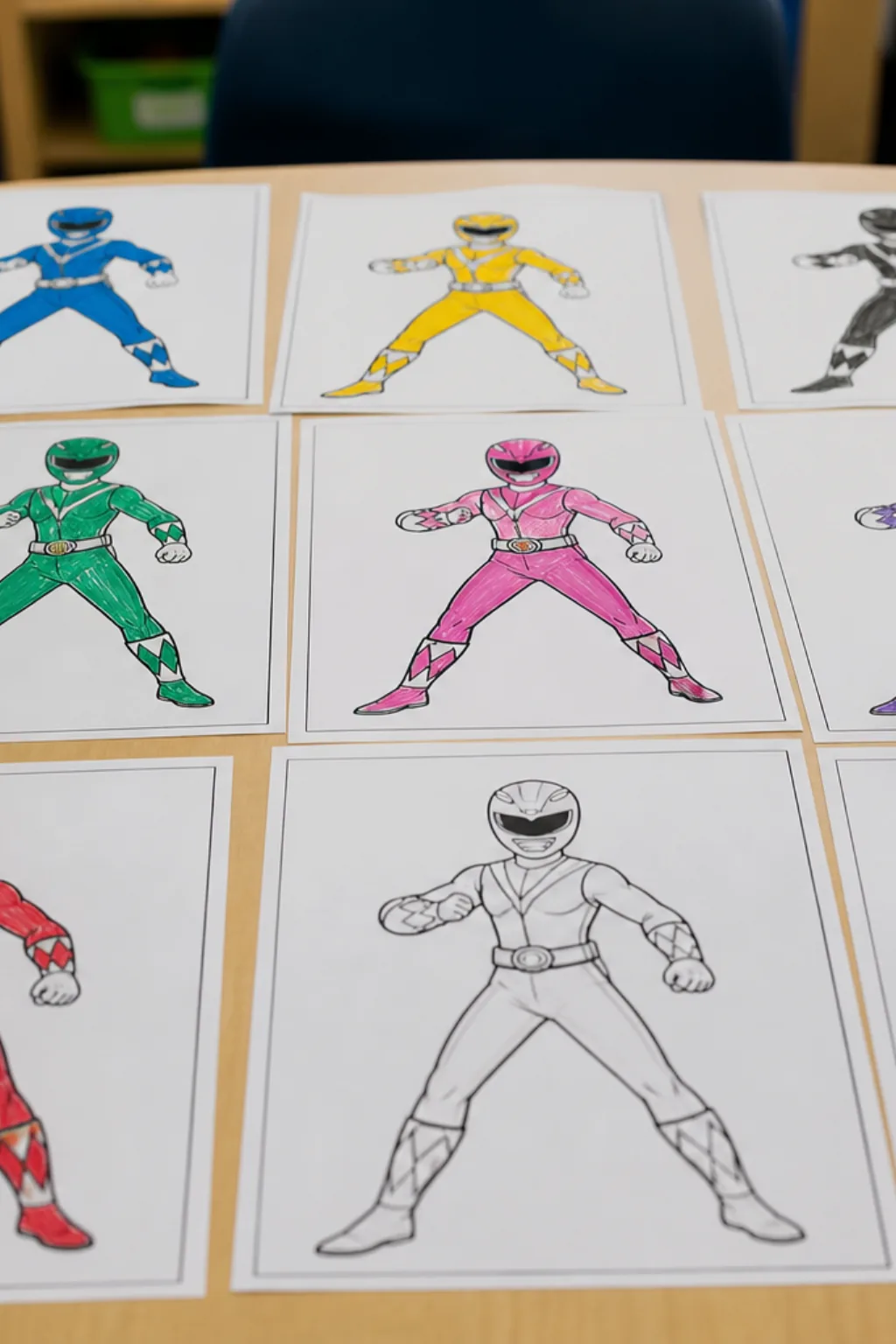 desenhos dos Power Rangers RPM para colorir - 2