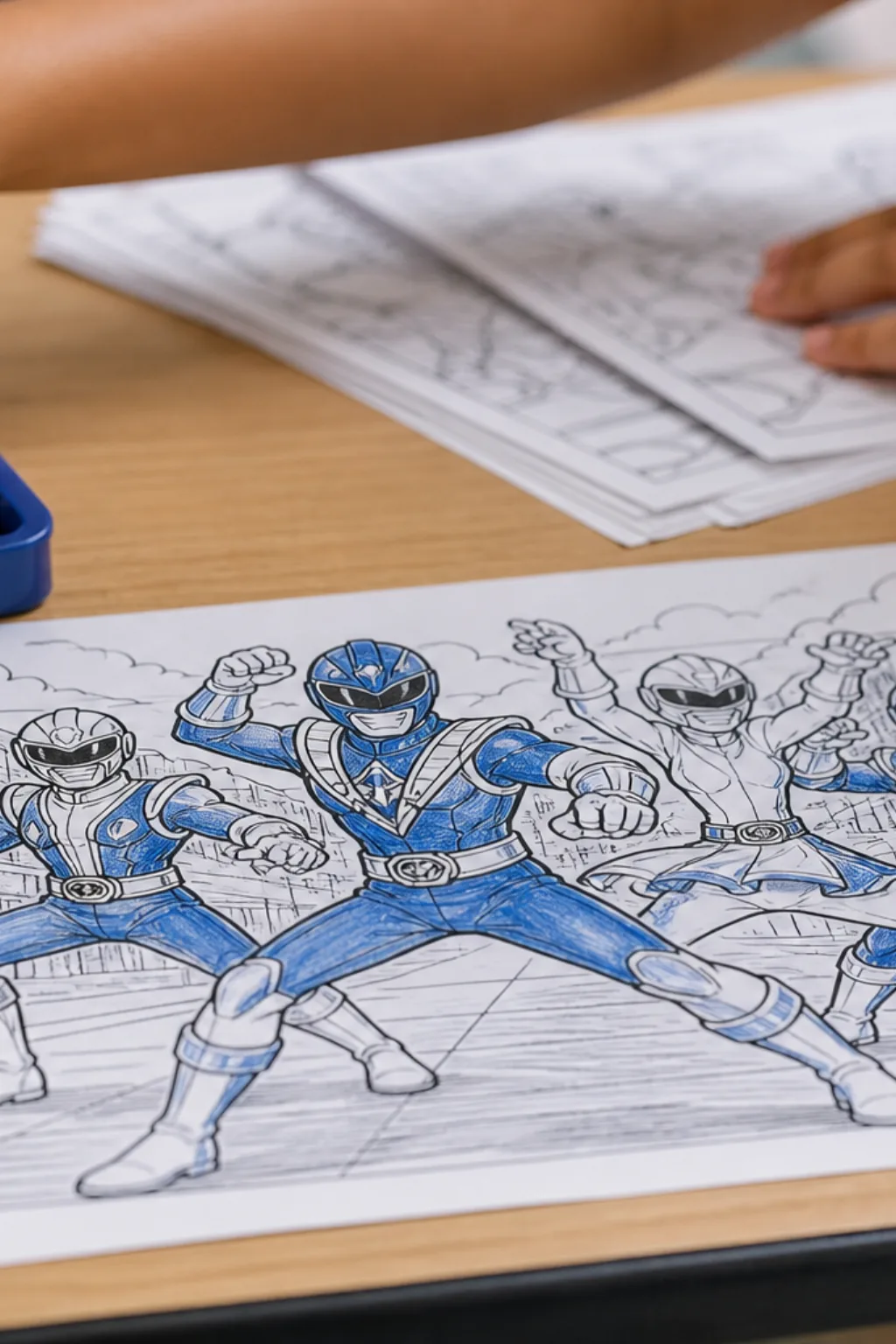 desenhos dos Power Rangers SPD para colorir - 2