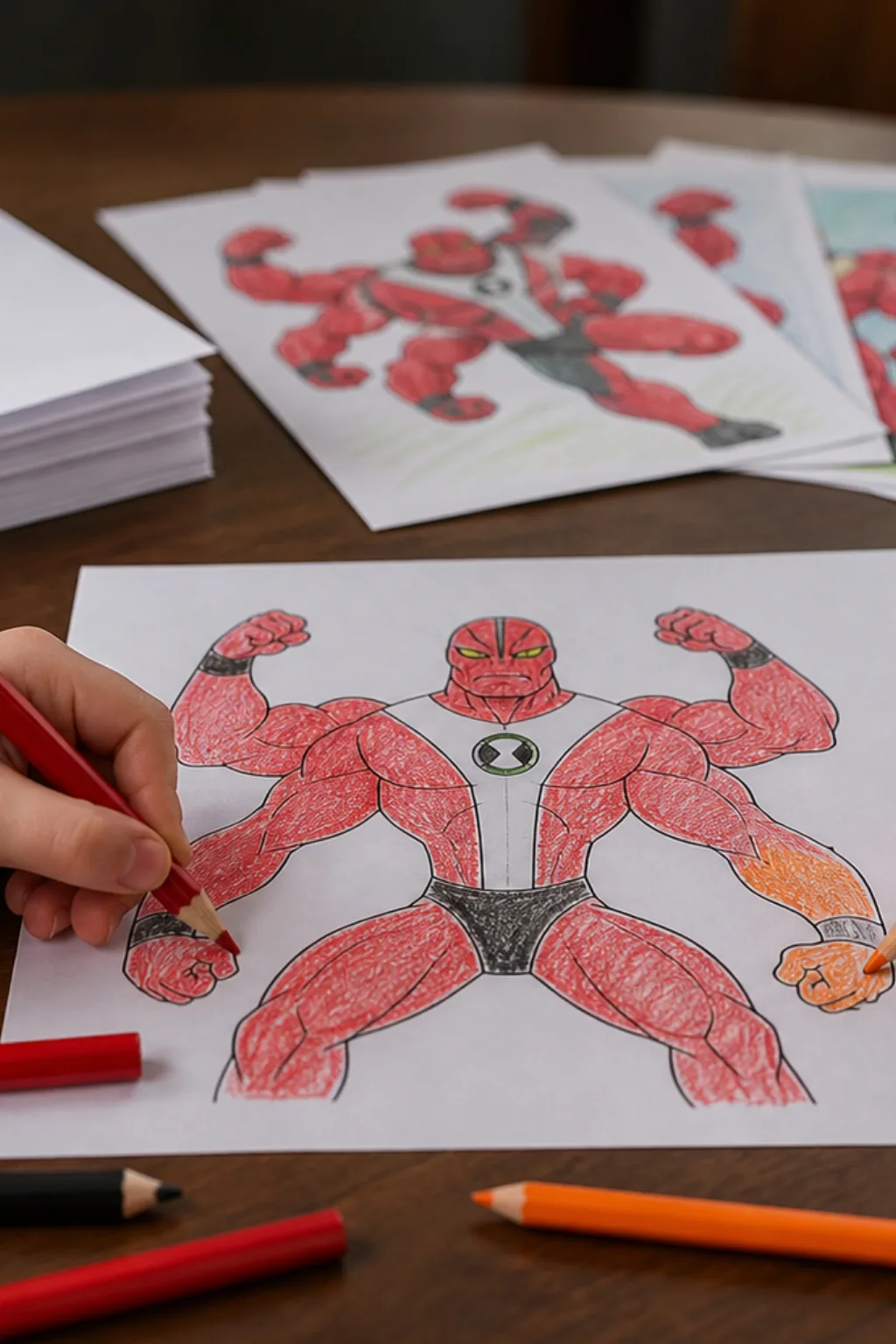 desenhos do Quatro Braços do Ben 10 para colorir - 2