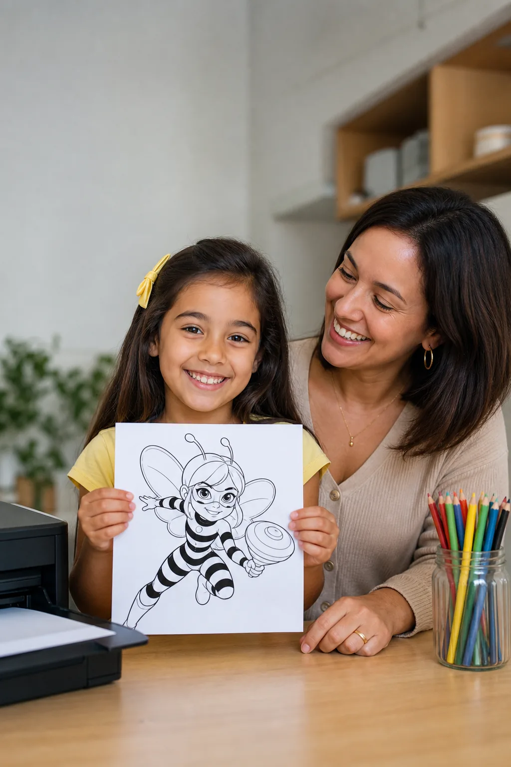 desenhos da Queen Bee de Miraculous para colorir - 1