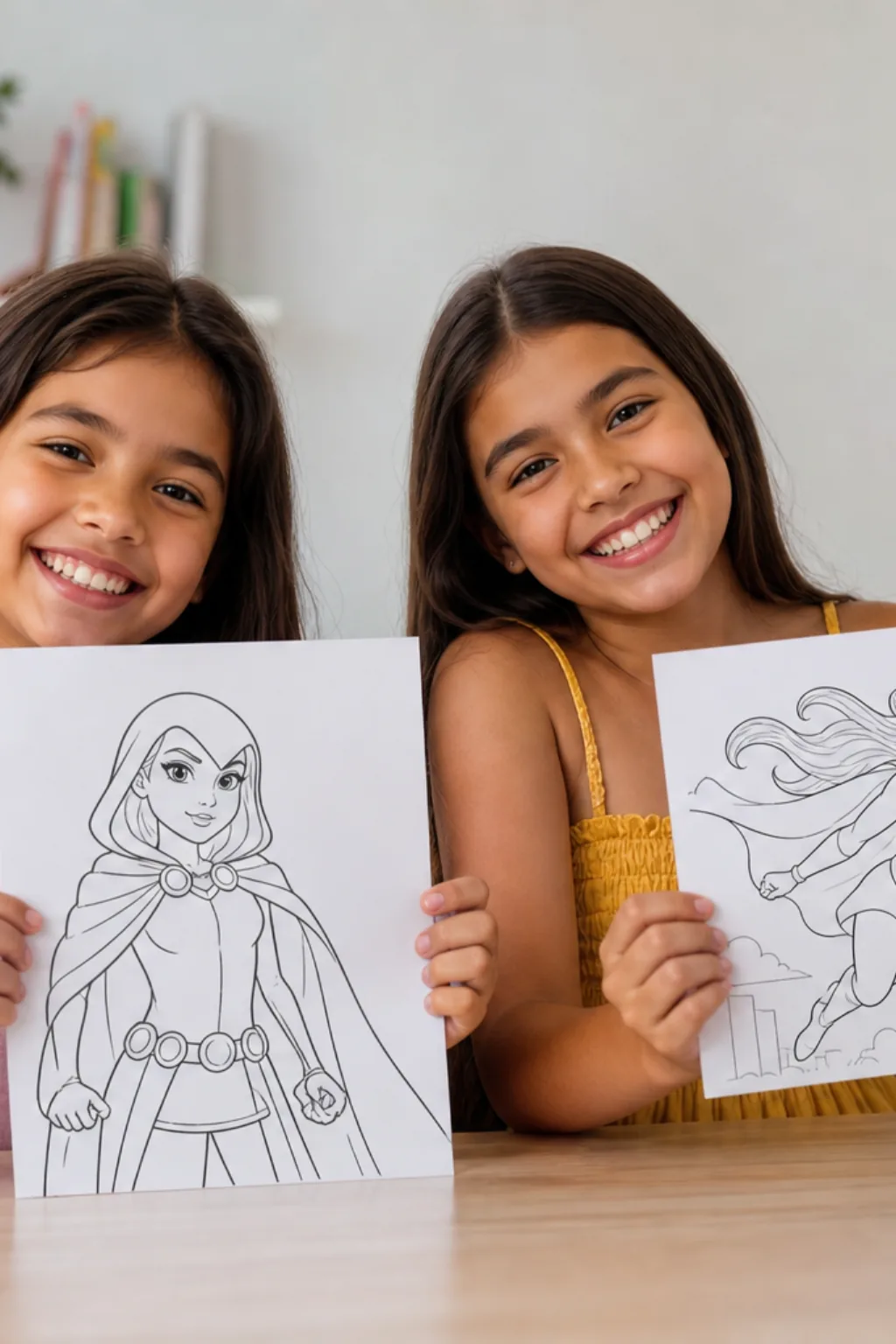 desenhos da Ravena e da Estelar para colorir - 1