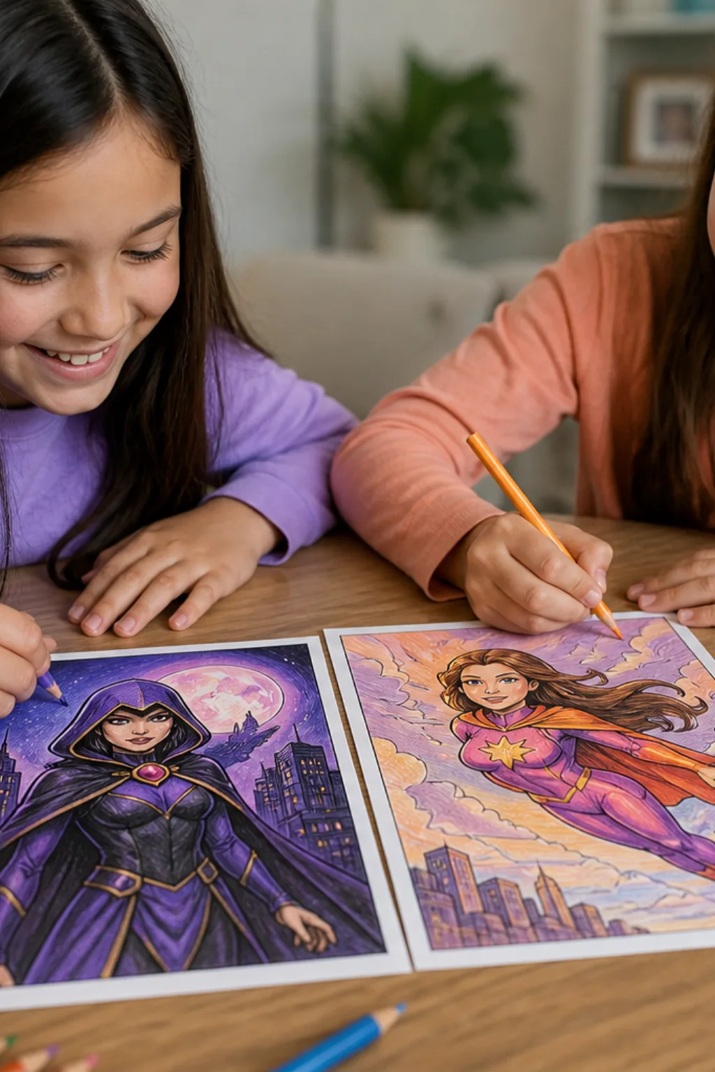 desenhos da Ravena e da Estelar para colorir - 2
