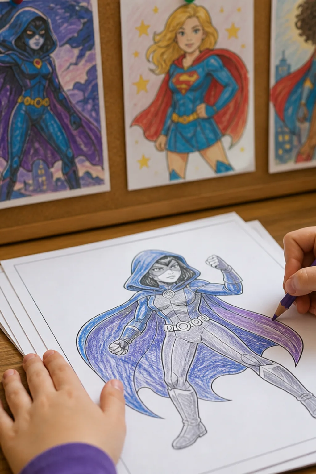 desenhos da ravena dos jovens titãs para colorir - 2