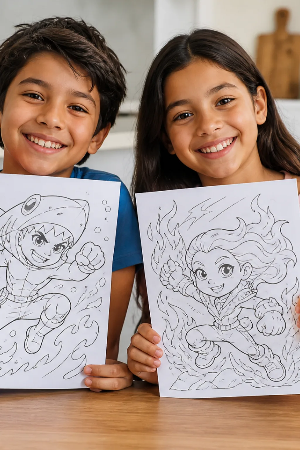 desenhos de Sharkboy e Lavagirl para colorir - 1