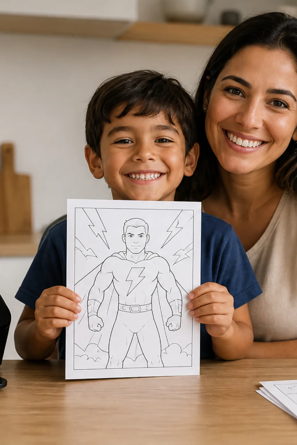 desenhos do shazam para colorir - 1