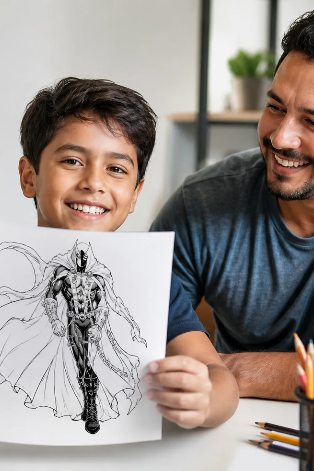 desenhos do spawn para colorir - 1